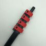 custom Color flip lock pro adjustable aluminum extension rod sign OEM Aluminum Telescopic Pole with customized parts 