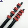 Multi-functional 5 sections Aluminum Telescopic Pole with Flip Lock pro adjustable stand extension rod 