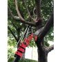 Light weight aluminum Telescopic Pole adjustable extension stand with customized parts telescopic tree pruner 