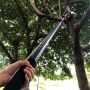 custom Color flip lock pro adjustable aluminum extension rod sign OEM Aluminum Telescopic Pole with telescopic tree pruner 