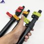 3-26 ft aluminum telescopic pole with flip lock extension tube for household telescopic tools