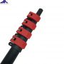 3-26 ft aluminum telescopic pole with flip lock extension tube for household telescopic tools