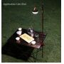 Outdoor Portable Folding Lamp Pole Aluminum Alloy Camping Tent Lantern Fixing Stand Light Holder