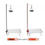 new product 3 section Telescopic pole for hanging lantern easy to use extension rod lantern support for camping