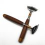Stainless steel telescopic back scratcher with wood handle in Stock