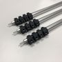  Aluminum flip lock pro tent pole telescopic tarp pole for outdoor camping