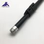Aluminum telescoping anodized pole with M22 thread connect flip lock pole male screw for extension tool 
