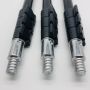 5 section custom length twist action telescopic extension rod pole locking system for sweeping household cleaning tool