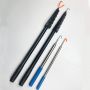 custom length Strong aluminum telescopic pole extension adjustable stand disc retriever rod for picking tools