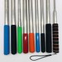 adjusatble golf disc product 14 ft Stainless Steel Telescopic Pole disc retriever rod pole with mini Hook for discs Golf Game
