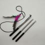 customized interactive toy stick cat tease pole flip lock telescopic adjustable pole extension for dog flirt pole 