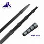 Twist Lock Strong Aluminum Pipe Long Rod Telescopic Extended Pole