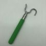 6 sections stainless steel telescopic rod with a custom hook easy to use stick for feeding birds