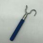 6 sections stainless steel telescopic rod with a custom hook easy to use stick for feeding birds