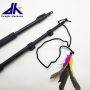 teaser pole aluminum telescopic tube pet's trainer dog flirt pole duty strong Funny dog Stick Set Interactive Feather