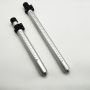 customized aluminum tube with hole spring button lock adjustable table for furniture leg