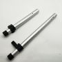custom 180 degree folding desk leg aluminum with hole spring button lock adjustable pole for strong Laptop table leg