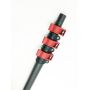 carbon fiber telescopic pole with flip lock pro hollow inside water tube adjustable tube for cleaning tool fed water