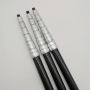 custom colorful carbon fiber telescopic pole with silver spin lock