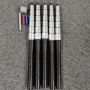 custom colorful carbon fiber telescopic pole with silver spin lock
