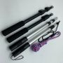 Amazon sells factory custom dog teaser stick aluminum telescopic extension pole with flip lock heavy duty flirt dog stick for dog cat
