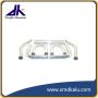 square aluminun anodized tube with punching hole made in China