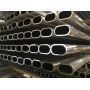 China factory wholesale anodized flat oval / elliptical aluminum tube