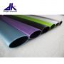 Oval Aluminum Tube Anodized green, purple, blue
