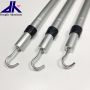 custom Aluminum 4 Telescoping Sections Golf Travel Bag Support Rod Aluminum Alloy Pole with twist lock