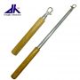 Wooden handle Stainless steel telescopic rod with clip