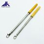 Strong stainless steel telescopic pole adjustable extension rod with rubber handle