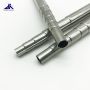 No-rotating stainless steel telescopic pole with double slots
