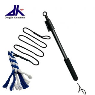 Dog training and exercise flirt pole with toy