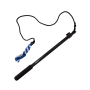 Dog Extendable Teaser Wand Pet Flirt Stick Pole Puppy Chasing Tail Interactive Toy for Small Medium Dogs Training Games Exercise Training