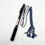 Telescopic dog training flirt pole guide