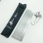Lightweight Aluminum Folding Bonfire Tripod for Camping Picnic, Barbecue Bonfire Bracket