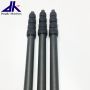 5 sections Aluminum Telescopic Pole with spin lock adjustable stand extension rod for metal locator hand