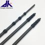 5 sections Aluminum Telescopic Pole with spin lock adjustable stand extension rod for metal locator hand
