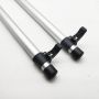 Telescopic aluminum folding table leg