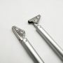Telescopic aluminum folding table leg