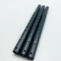 Anodized black 2 sections aluminum telescopic spring button pole 