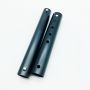 anodized black aluminum tube with spring button telescopic pole for extending tool