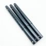 anodized black aluminum tube with spring button telescopic pole for extending tool