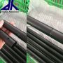 Aluminum tube with drilled hole