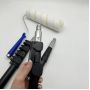 18 ft extension tool aluminum telescopic pole with flip lock pro for wall paint roller