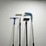 16ft aluminum telescopic washing cleaning tool with custom cleaning brush