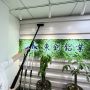 16ft aluminum telescopic washing cleaning tool with custom cleaning brush