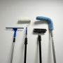 7-18 ft Window Washing Squeegee Kit with Extension Pole (24+ Foot Reach) Window Cleaning Tool with Telescopic pole