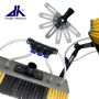 12 inch brush head with pencil jets telescopic pole