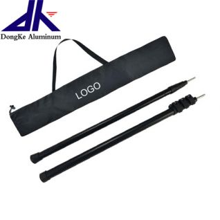Tarp Rod Custom Extending Pole Aluminum Tent Telescopic Tube For Outside Camping